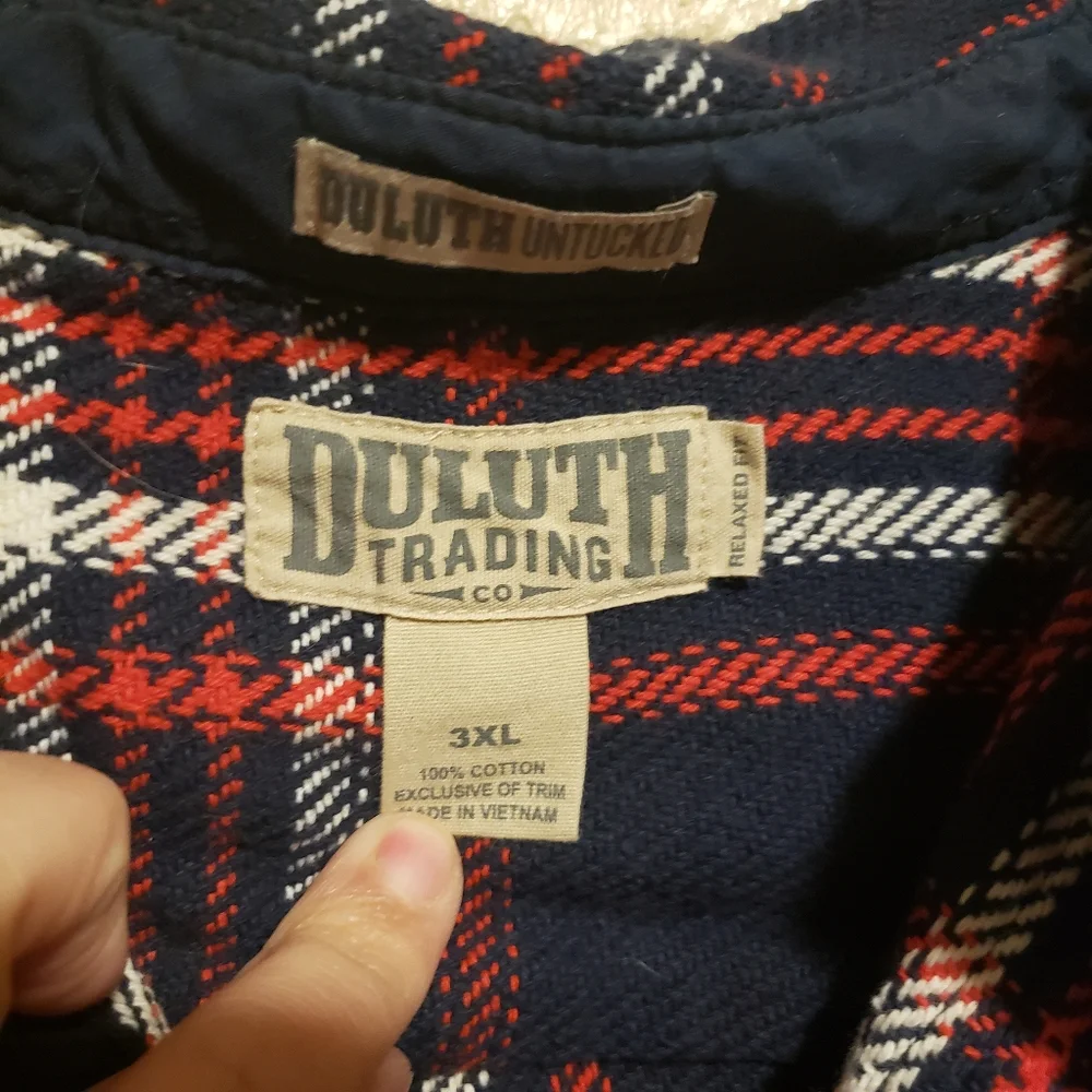 Duluth Men's Plaid Shaket Size 3XL - Picture 5 of 6